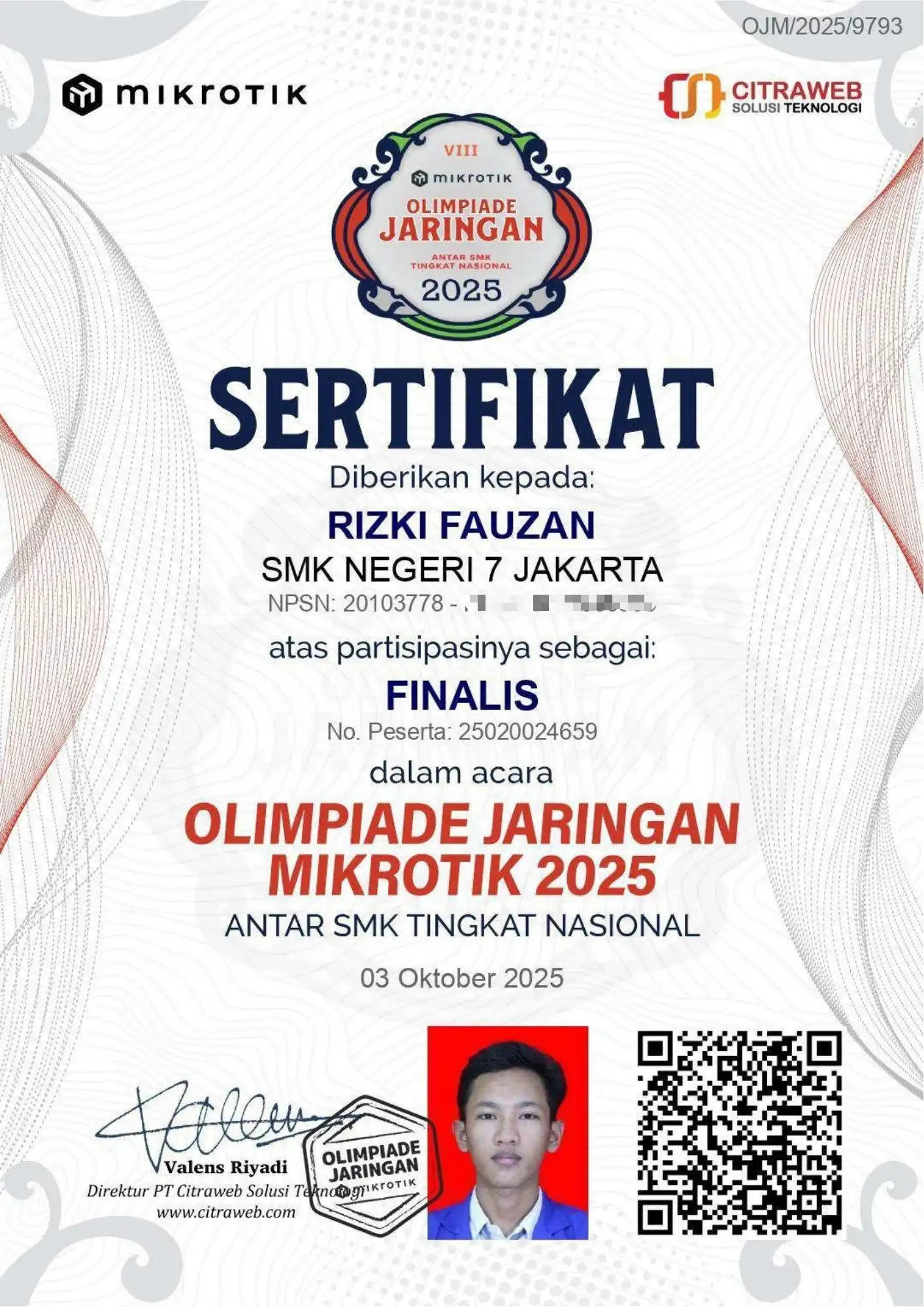 Finalist OJM